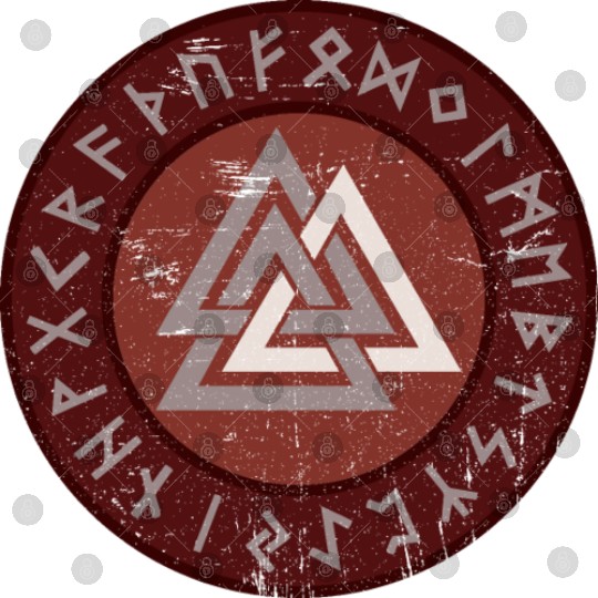 Valknut Viking Warrior Symbol Triangle Digital Files