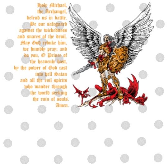 Saint Michael Digital Files for men prayer catholic church