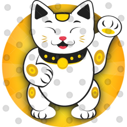 Maneki Neko - Japanese Lucky Cat Digital Files