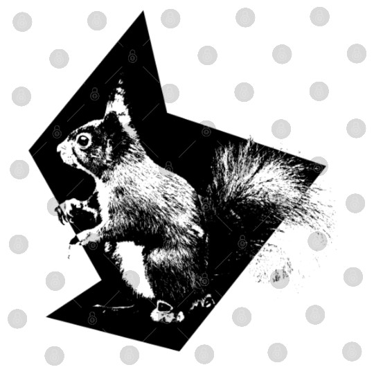 Squirrel-CutOut | black | Digital Files