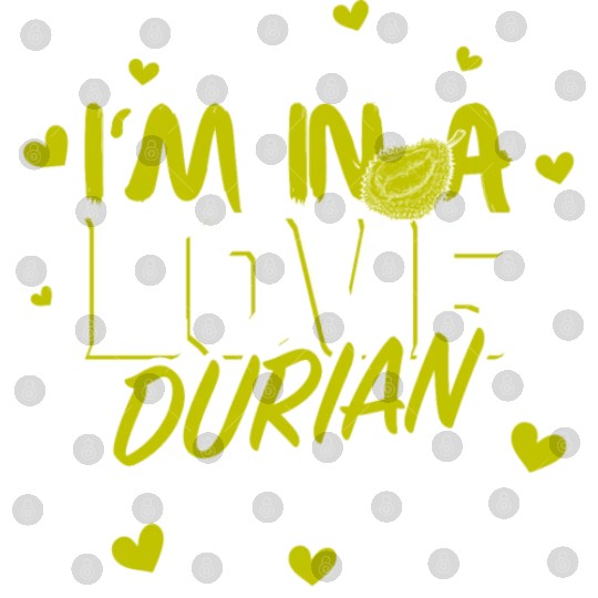 Durian Fruit Love Vegan Digital Files