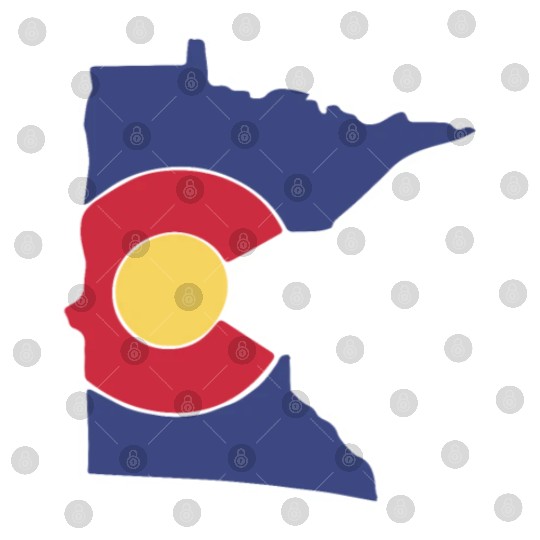 Colorado Flag Minnesota State minnesota grandpa Digital Files