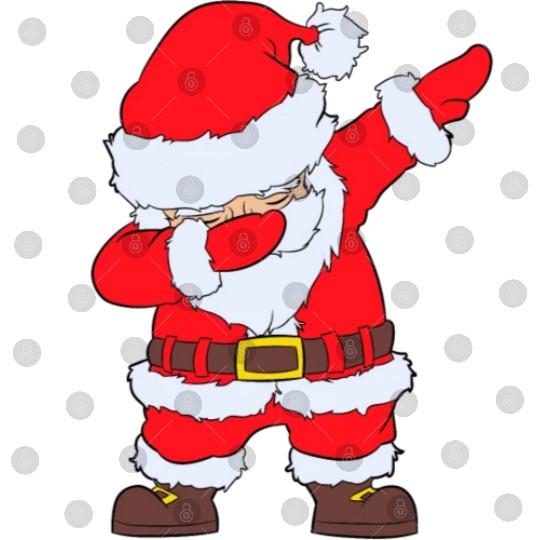 Dabbing Santa Digital Files Santa Claus Christmas Dab