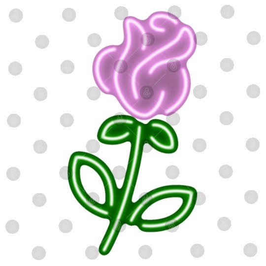 Neon Rose - Pink Digital Files