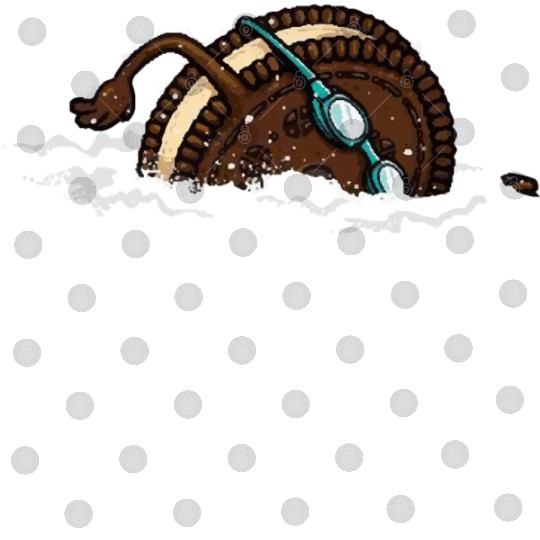 Funny Swimming Oreo Digital Files