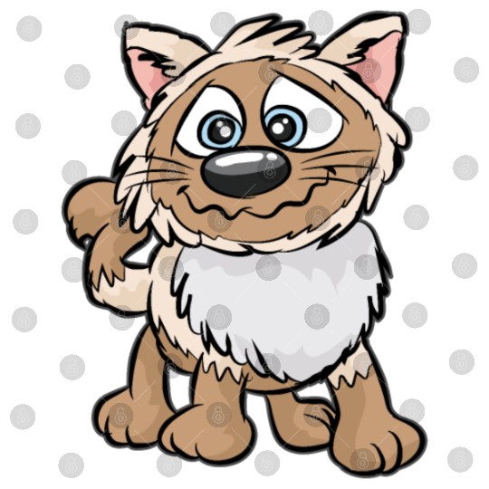 WEIRD CAT Crazy Mad funny Cartoon Comic Gift Digital Files