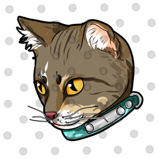 Brazilian Shorthair Cat Face Love Sweet cool funny Digital Files