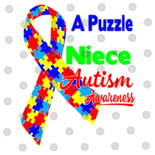I wear a Puzzle for my Niece Autism Awareness shir Digital Files