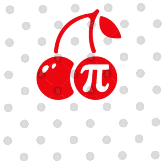 Cherry Pi Day Digital Files Funny Math Nerd Pie Teacher