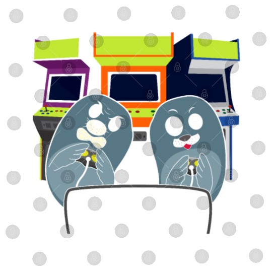 sea lion Seal Video Game gift Digital Files