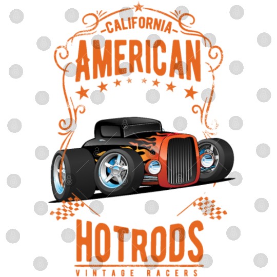 American Hot Rod Car Race Digital Files