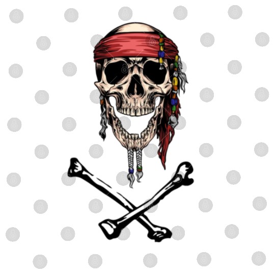 Pirate Skull and Crossbones Digital Files