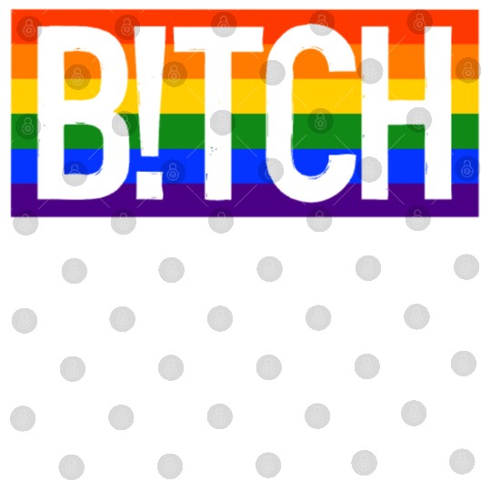 LGBT Gay Pride Rainbow Bitch CSD Coming Out Digital Files