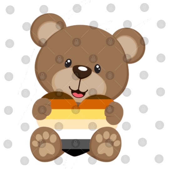Teddy Bear LGBT Gay Pride Cartoon CSD Fetish Digital Files