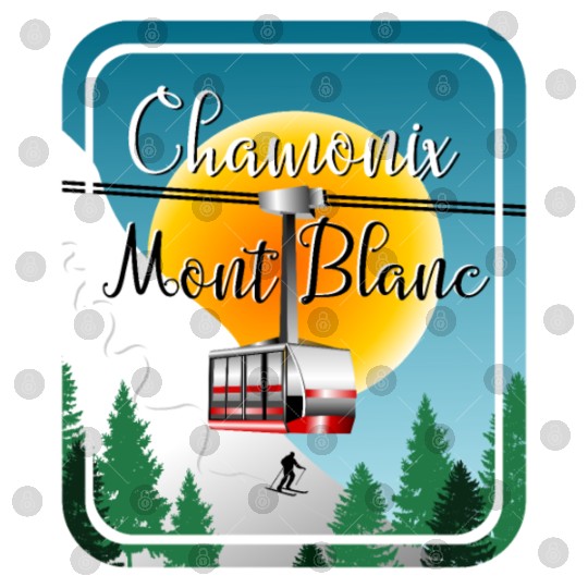 Skiing Mont Blanc Digital Files