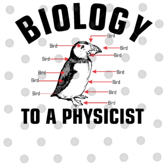 Biology to a Physicist funny physics science Digital Files