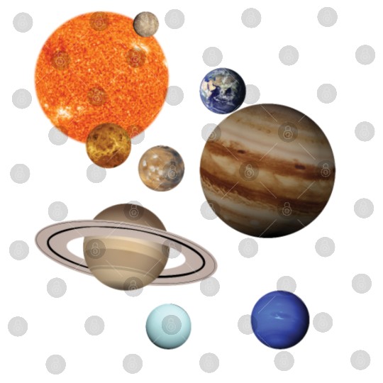 realistic Solar System planet Outer Space Explorer Digital Files