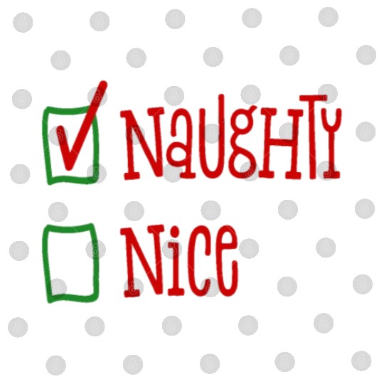 NaughtyNice Christmas Gift Idea Digital Files