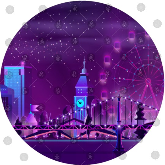 Synthwave Neon City: London Digital Files