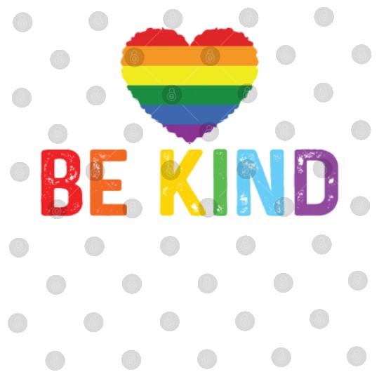 Be Kind LGBT Gay Les Pride Rainbow Digital Files
