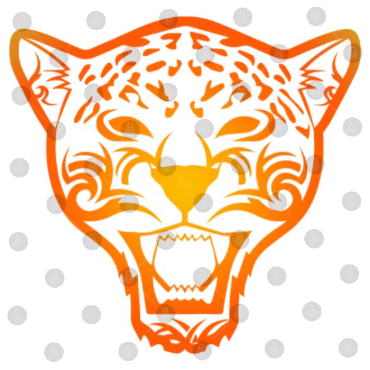 T Tattoo Jaguar Face Gift Idea Digital Files