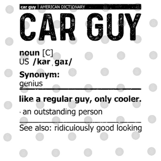 Car Guy Definition Digital Files