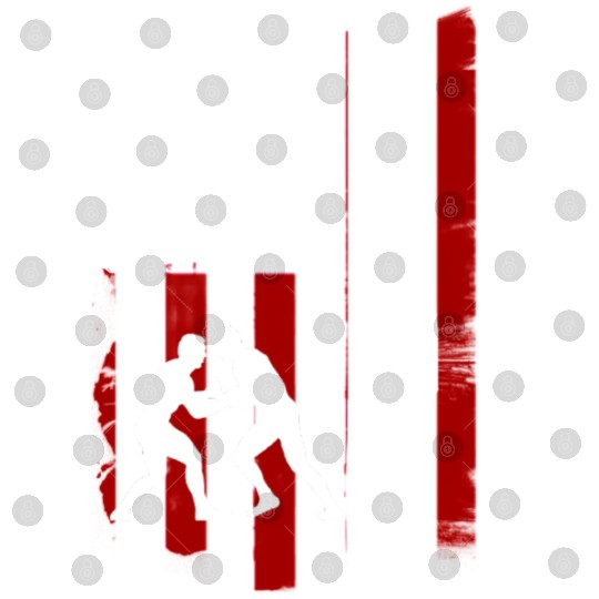 Wrestling American flag Digital Files