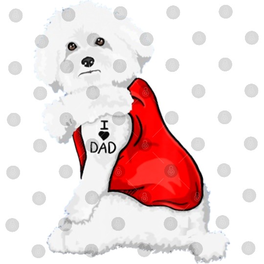 Funny bichon frise Dog I Love Mom Tattoo Lover Digital Files
