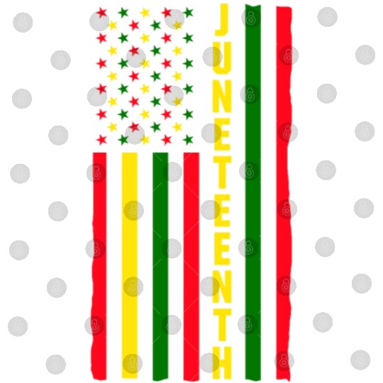 Juneteenth Color Flag Black African American Flag Digital Files