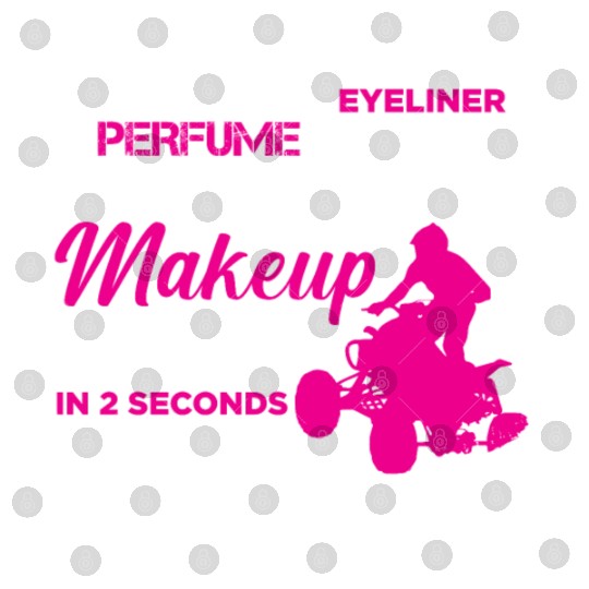 ATV Girl Makeup Offroad vehicles Quad Bike Driver Digital Files