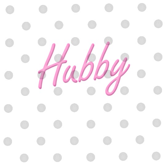 Hubby Neon - Pink Digital Files