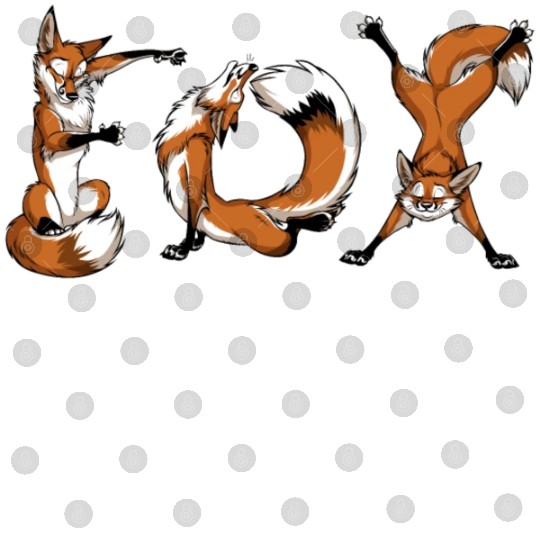 YOGA Foxes Digital Files