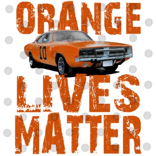 General Lee Dukes Of Hazzard Retro Orange Lives Digital Files