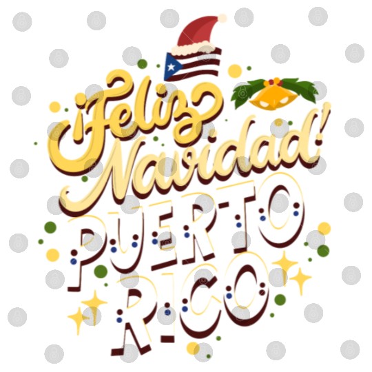 Feliz Navidad Puerto Rico - Merry Christmas Digital Files