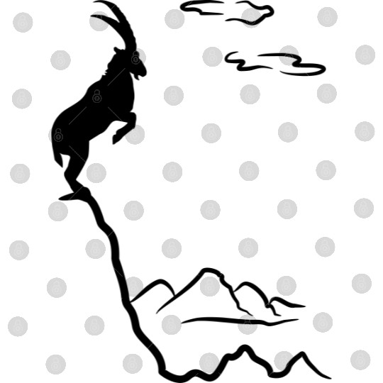 Mountain ibex, mountain goat Digital Files