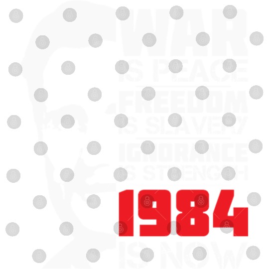 War is Peace, 1984 is NOW - George Orwell Portrait Digital Files