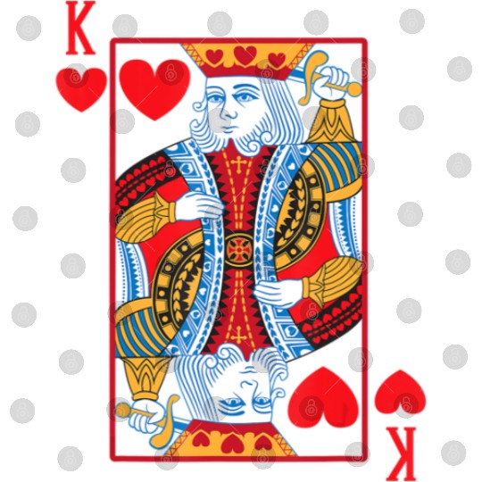 Halloween Playing Card Costume KING OF HEARTS Digital Files