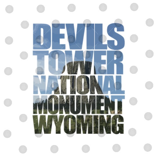 Devils Tower National Monument Wyoming Souvenir Digital Files