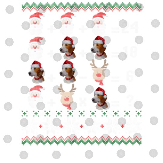 Math Teacher Christmas HARRIER Digital Files