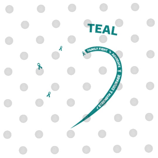 Products I Wear Teal For My Sister Ovarian Cancer Digital Files
