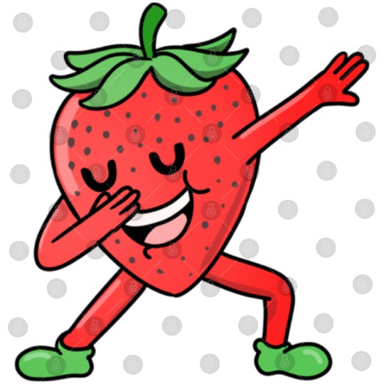 Dabbing Strawberry For Strawberry Lover Digital Files