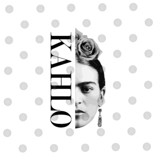 Frida Kahlo Split Portrait Digital Files