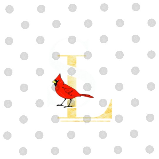 Saint Louis Red Cardinal Dress Elegant Font Design Digital Files