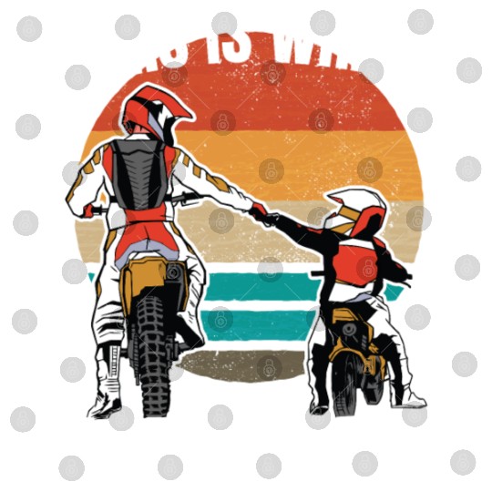 Dirt Bike Gift Saying Father & Son Bike Racing Digital Files