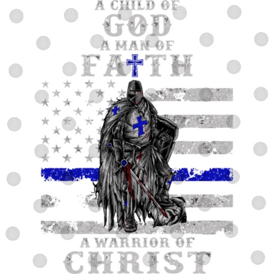 Police Officer Knight Templar A Child Of God A Man Digital Files