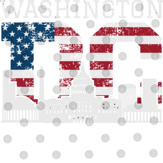 Washington Dc Capitol Hill Usa Flag Souvenir Gift Digital Files