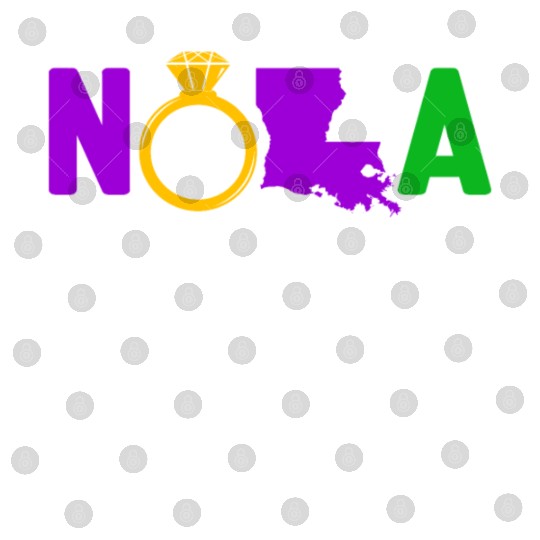 New Orleans Bachelorette Party Map Mardi Gras Digital Files