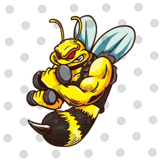 Animal Bee Strong Digital Files