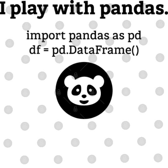 Pandas data science informatics gift Digital Files