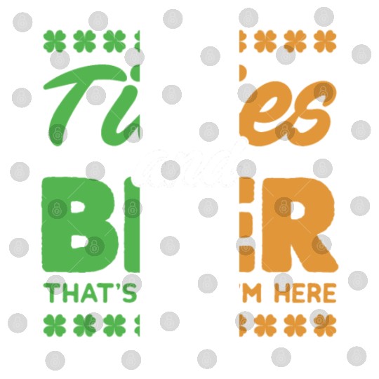 Funny St. Patricks Day Irish Titties And Beer Gift Digital Files